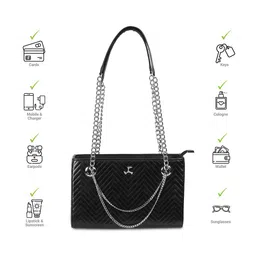 Mochi Women Textured Quilted Shoulder Bag image 4