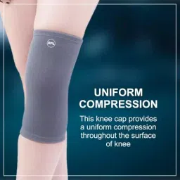 BPL Nylon Knee Support Grey, Size XL image 5
