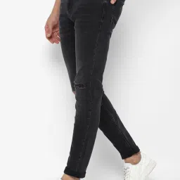 Forever 21 Black Mid Waist Slim Fit Regular Length Jeans image 3