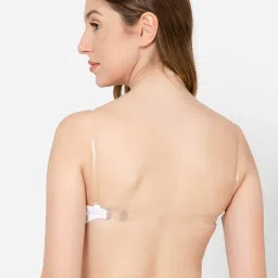 Clovia White Half Coverage T-Shirt Bra image 2