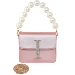 Esbeda Pink Solid Small Sling Handbag-picture-33