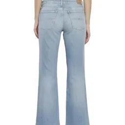 TOMMY HILFIGER Blue Cotton Flared Fit Low Rise Jeans image 2