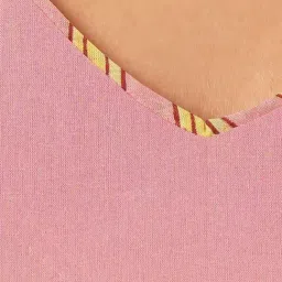 Jaypore Pink Straight Fit Kurta image 5