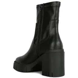 London Rag Women's Black Casual Booties image 5