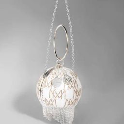 Caprese Enchant Rose Gold Embellished Clutch-picture-29