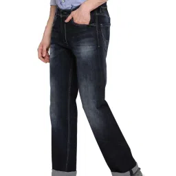 Pepe Jeans Dark Blue Regular Fit Lightly Washed Jeans image 3