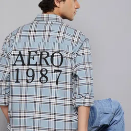 Aeropostale Checked Pure Cotton Casual Shirt-picture-29