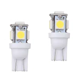 AllExtreme EXT10 LED Parking Light Super Bright 5 SMD Car Interior License Plate Wedge Dome Trunk Dashboard Bulb for Car Bike and Motorcycle (0.6W, White, 2 PCS)-picture-14