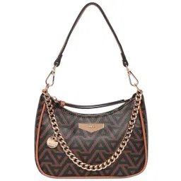 Aldo MARICAR900 Brown Printed Medium Shoulder Handbag-image-81