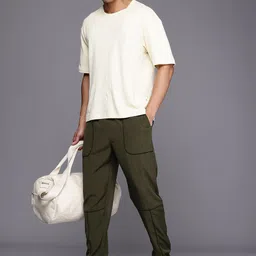 HRX by Hrithik Roshan Men Olympic-Collection Relaxed Fit Lifestyle Joggers image 4