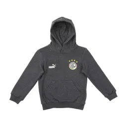 Puma Kids ftblCore Fan Grey Cotton Printed Full Sleeves Hoodie-image-44
