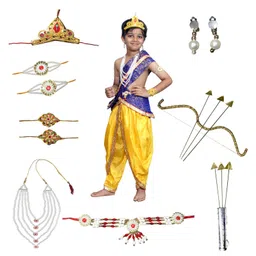 Kaku Fancy Dresses Dussehra Theme Lord Ram Costume - Blue-image-62