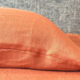 Pravaah India King Size Rust Orange Hemp Bedsheet Set | 100% Hemp & Herringbone Weave | Sawera-picture-11