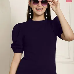 Tromko Women Solid Pattern Top-picture-37