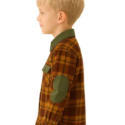 Le Nino Boys Classic Tartan Checks Checked Casual Shirt image 2
