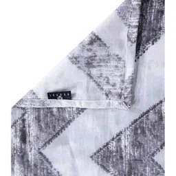 Arrabi Grey Graphic TC Cotton Blend 6 SEATER Table Cover ARTC-1112-Grey image 4