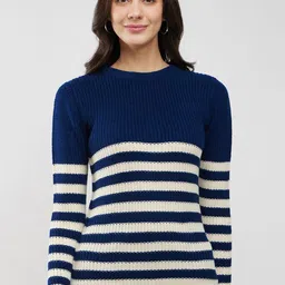 FableStreet Women Striped Pullover-picture-33
