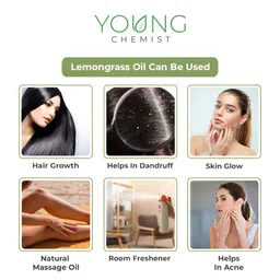 YOUNG CHEMIST Set Of 2 Lemongrass Essential Oil - 30 ml Each image 5