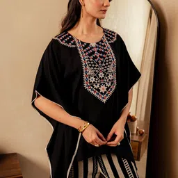 Juniper Embroidered Kaftan With Trouser Co-Ords image 5