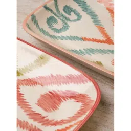 freedom tree Freedom Folk Hand Painted Ceramic Nut Tray - Set Of 2 image 2