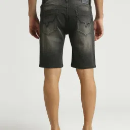 Pepe Jeans Black Regular Fit Denim Shorts image 2