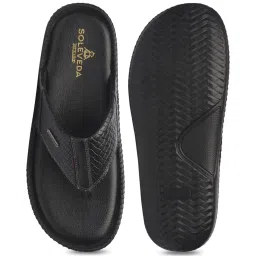 Soleveda by Buckaroo Men's BENZ Black Thong Sandals image 4
