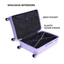 Nasher Miles Vienna Hard-Sided Luggage Set of 2 Purple Trolley Bag (65 & 75 cm) image 4