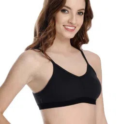 AROUSY Black & Red Cotton Beginner's Bras - Pack Of 6 image 2