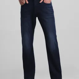 Jack & Jones Dark Blue Bootcut High Rise Jeans image 2