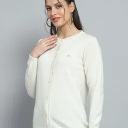 Monte Carlo White Regular Fit Cardigan image 2