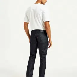 Levi's Navy Cotton Slim Fit Solid Jeans image 2