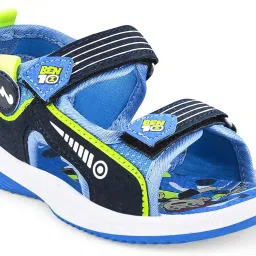 Campus Kids Blue Floater Sandals image 4