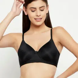 Clovia Black Non Wired Padded T-Shirt Bra-picture-34