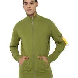 Forever 21 Olive Green Cotton Regular Fit Jacket-picture-40