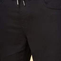 Sf Jeans by Pantaloons Black Regular Fit Jogger Jeans image 4