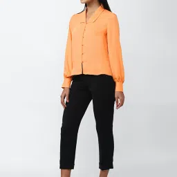 Van Heusen Orange Regular Fit Shirt image 4