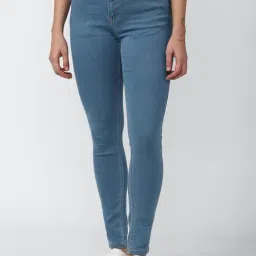 FOREVER 21 WOMEN MID WAIST SLIM FIT ANKLE LENGTH JEANS-image-97