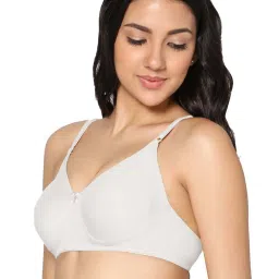 IN CARE White & Magenta Cotton T-Shirt Bras - Pack Of 2 image 4