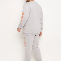 Club York Grey Regular Fit Printed Trackpants image 2