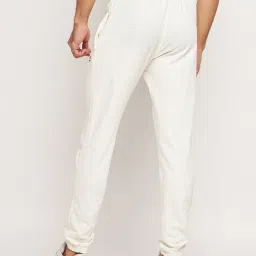 Club York Off White Regular Fit Texture Joggers image 2