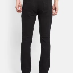 Octave Black Cotton Regular Fit Jeans image 2