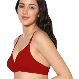 IN CARE Brown & Red Cotton T-Shirt Bras - Pack Of 2 image 4