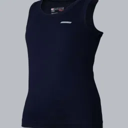 Van Heusen Regular Fit Anti Bacterial Colour Fresh Vest - Pack of 2 - Dark Navy image 4