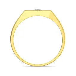 Joyalukkas Yuva Collection Dollar Signet 22k Gold Casual Ring for Men image 4