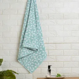 Spaces light blue 100% cotton welstyle bath towel-image-30