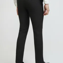 Raymond Black Slim Fit Trousers image 2