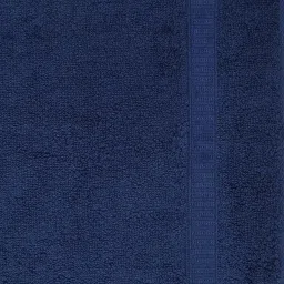 fabindia home Fabindia Amaya Navy Cotton 550 GSM Hand Towel - Set of 2 image 4