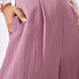 The Label Life Lavender Regular Fit Mid Rise Pants image 4