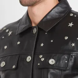 Being Human Black Regular Fit Jacket image 4