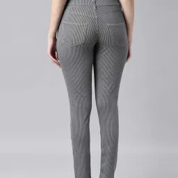Go Colors! Grey Striped Jeggings image 2